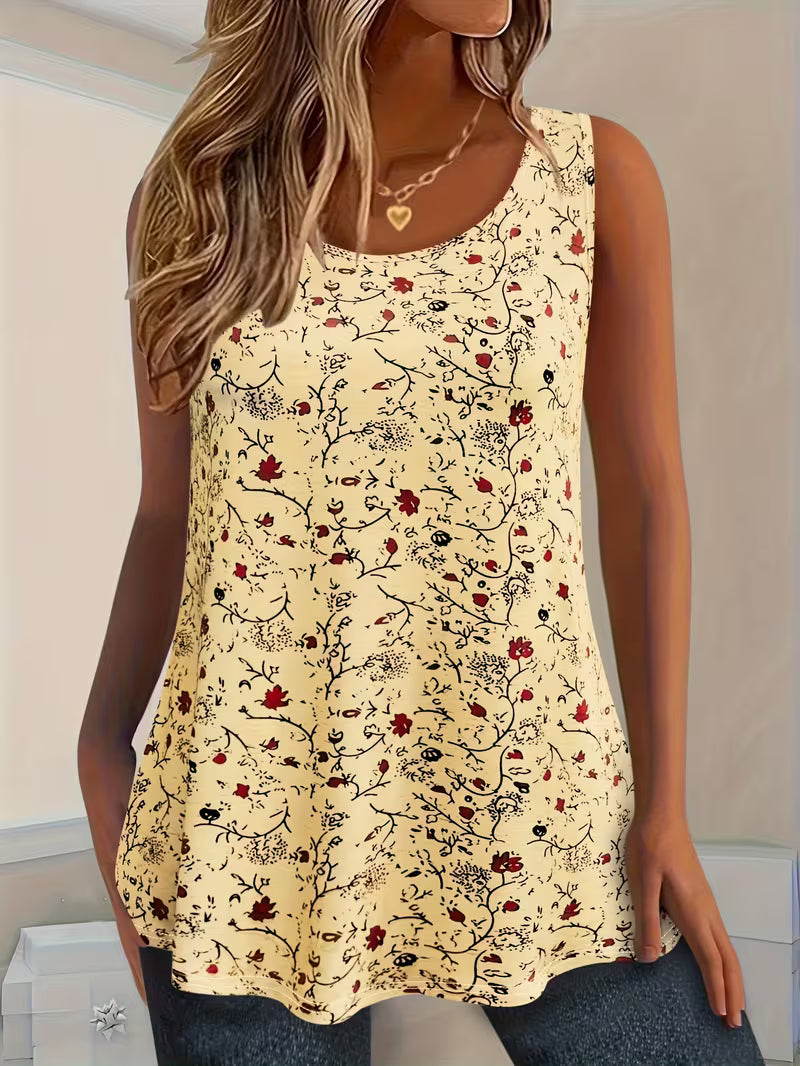 Machteld | Camiseta Con Cuello en V y Botonadura Frontal