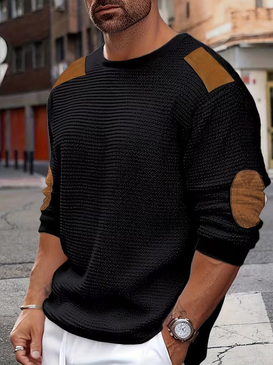 Apexcore | Sudadera de punto waffle con paneles