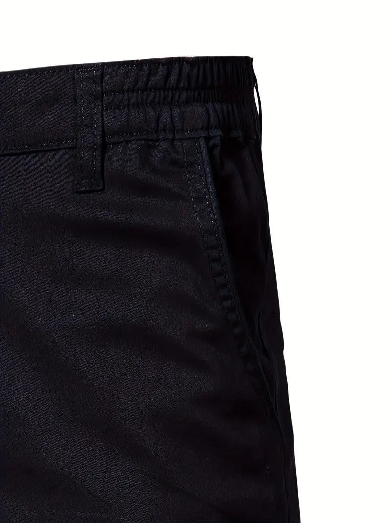 Baird - Pantalones Cortos Informales de Algodón Con Cintura Elástica