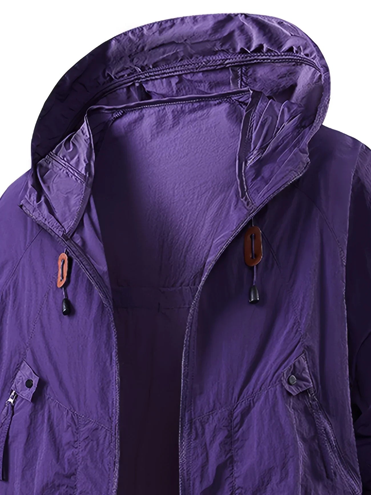 Vrenda | Chaqueta Ligera Con Capucha Y Cremallera Frontal
