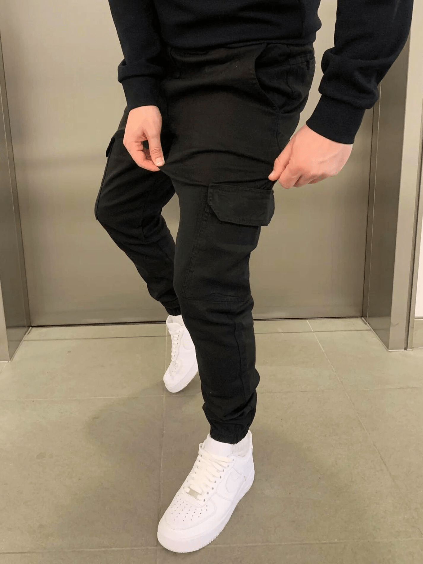 Marko - Pantalones Jogger Cargo de Corte Ajustado Con Cordón