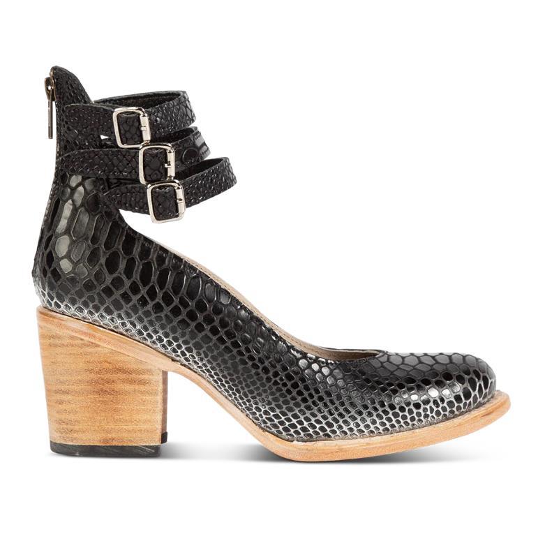 Steffie - Zapatos de Salón Con Tacón Grueso y Tiras