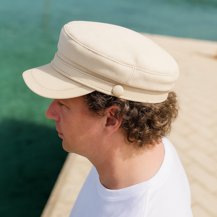 Zivko | Gorra Baker Boy Marrón con Visera Curvada