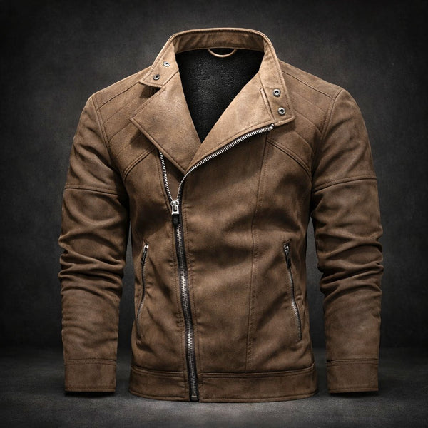 Jure | Chaqueta Biker Ajustada Con Cremallera