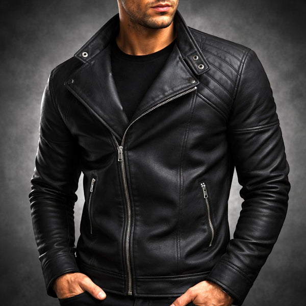 Jure | Chaqueta Biker Ajustada Con Cremallera