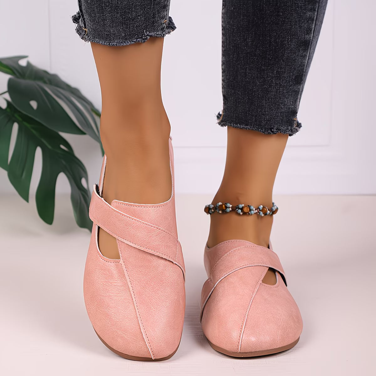 Tandara | Bailarinas Con Diseño De Tiras Cruzadas Y Aberturas