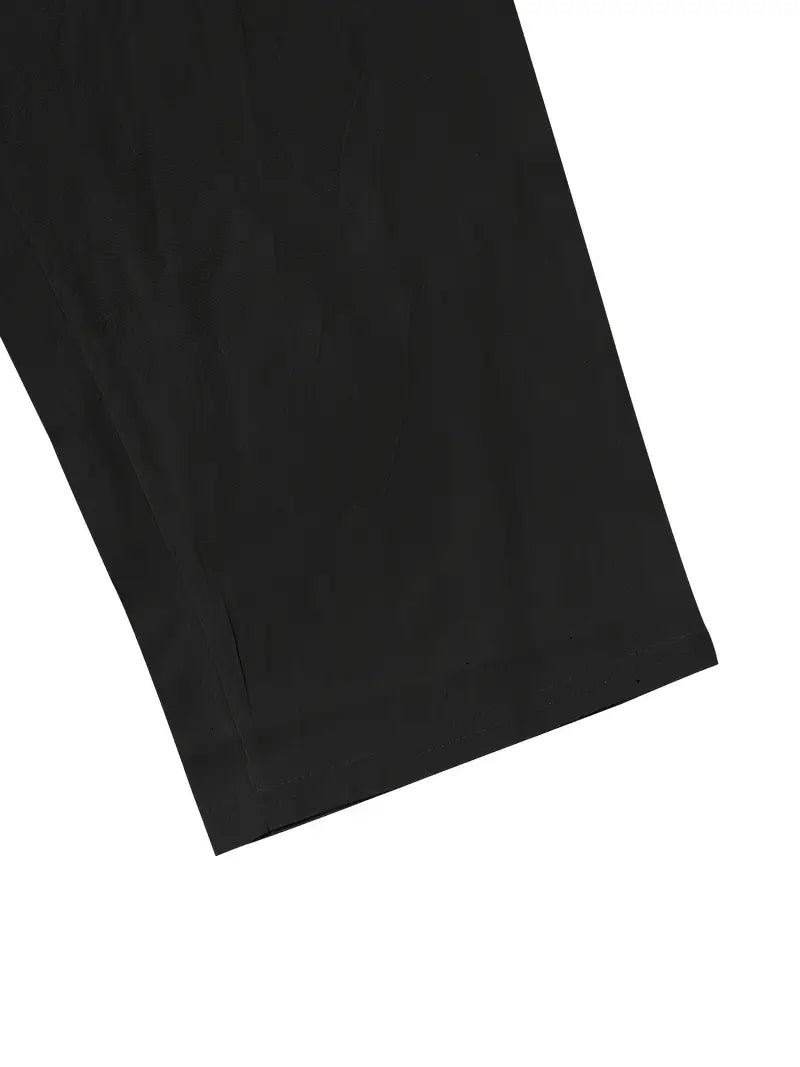 Babaev | Pantalones Anchos de Lino Con Cordón