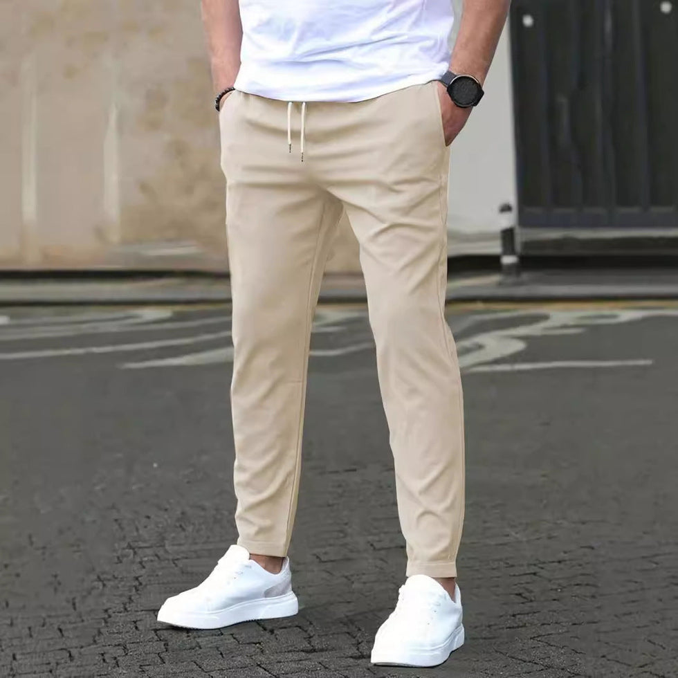 Jarkin | Pantalones Rectos con Cintura Ajustable