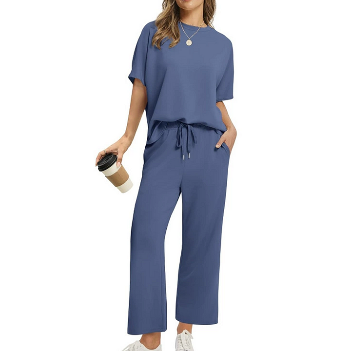 Shirona | Conjunto Dos Piezas Pierna Ancha Ajustable
