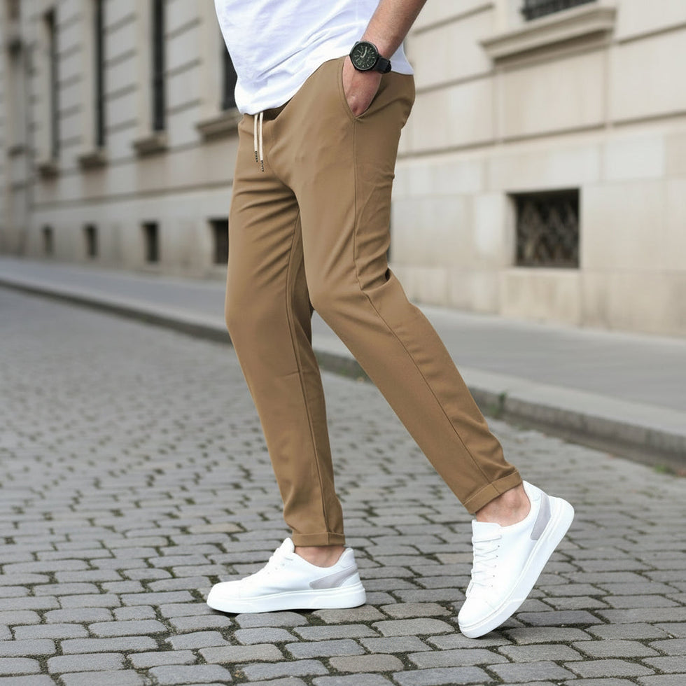 Jarkin | Pantalones Rectos con Cintura Ajustable