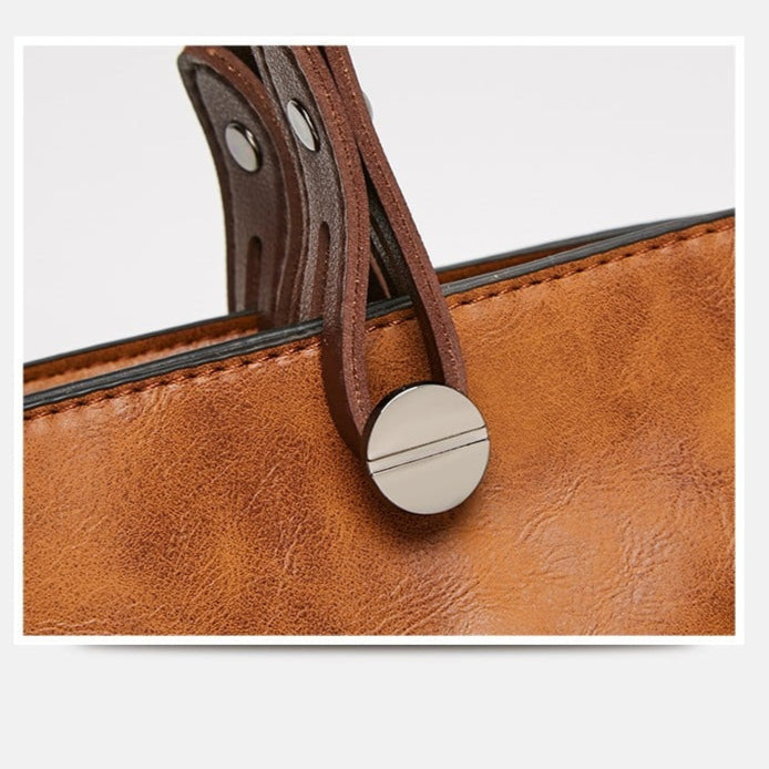 Britney | Bolso de Hombro Con Bolsillos Delanteros Con Cremallera