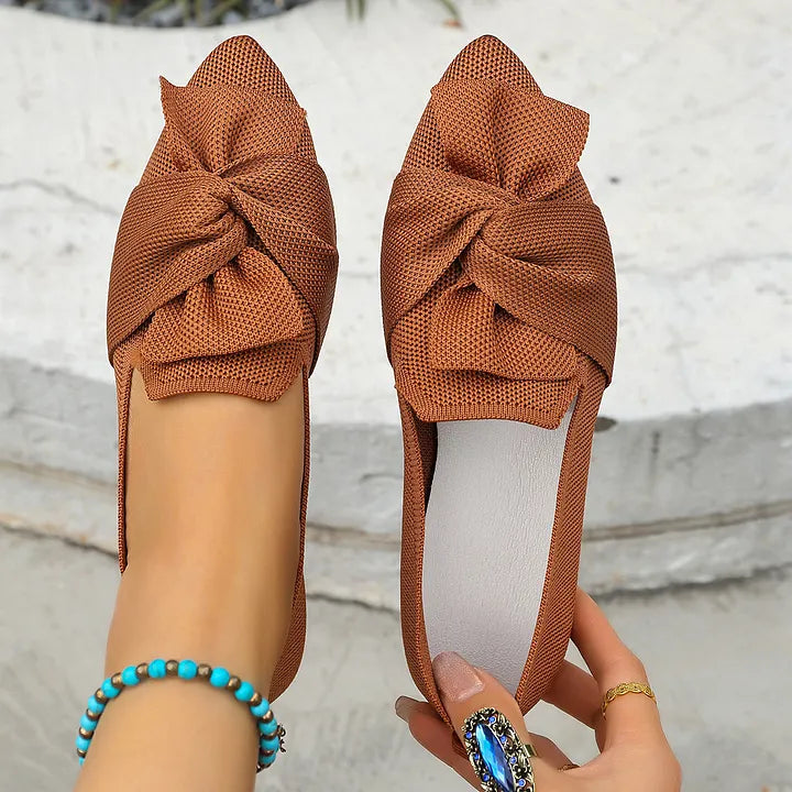 Hiromi | Zapatos Planos Slip On con Lazo