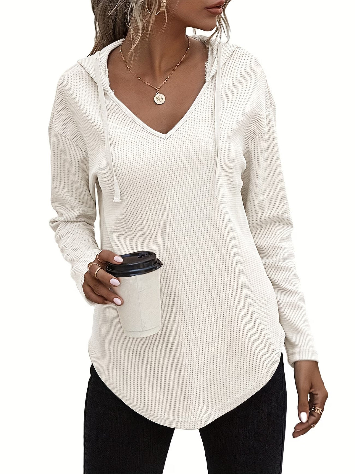 Laurette | Sudadera con Capucha de Manga Larga