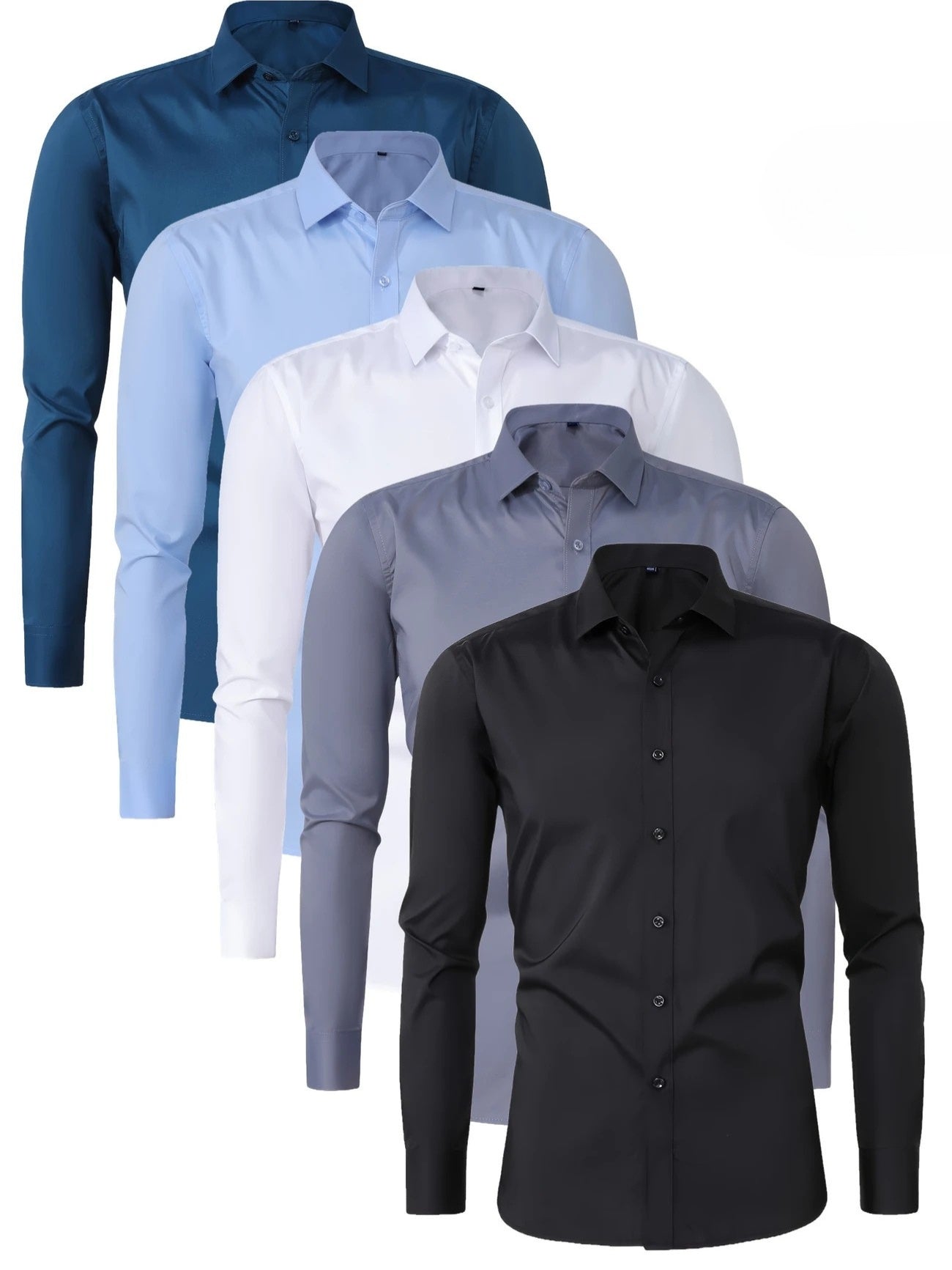 Byron | Camisa Elegante de Manga Larga con Botones