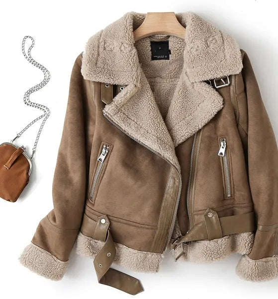 Odille | Chaqueta Aviador Cálida Estilo Vintage
