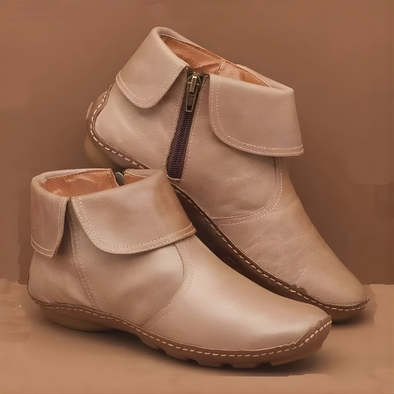Doorthy | Botines De Mujer Con Cremallera Lateral