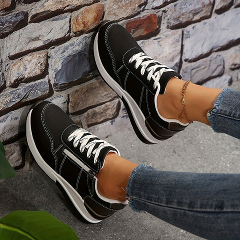 Rejean - Zapatillas Con Plataforma y Cordones