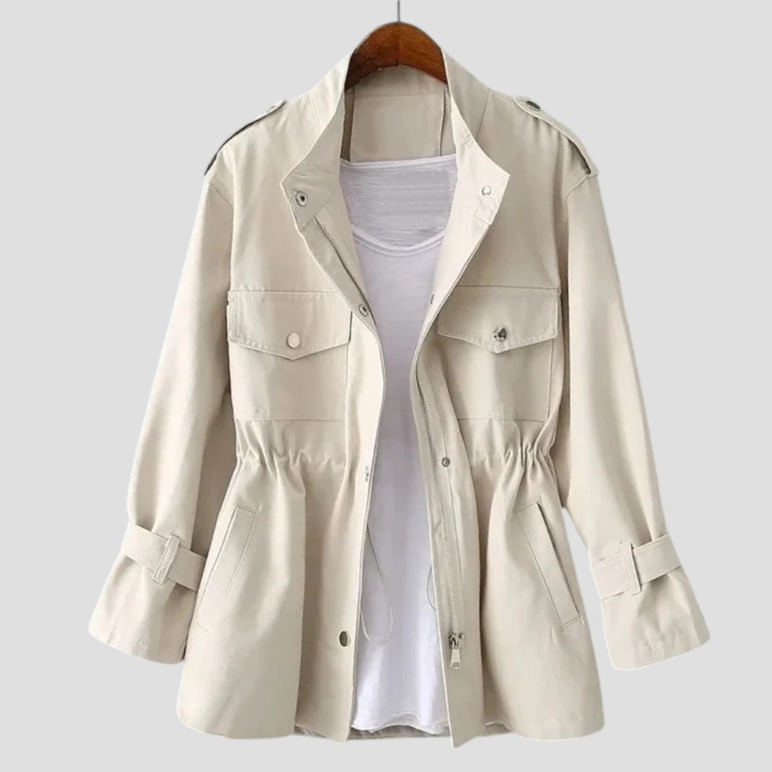 Anjelah | Chaqueta Multiusos De Manga Larga Con Cordón en La Cintura