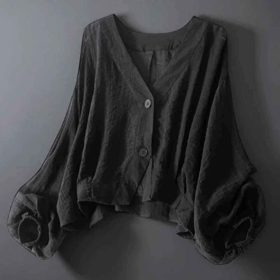 Comatize | Blusa Corta Cruzada Cuello V