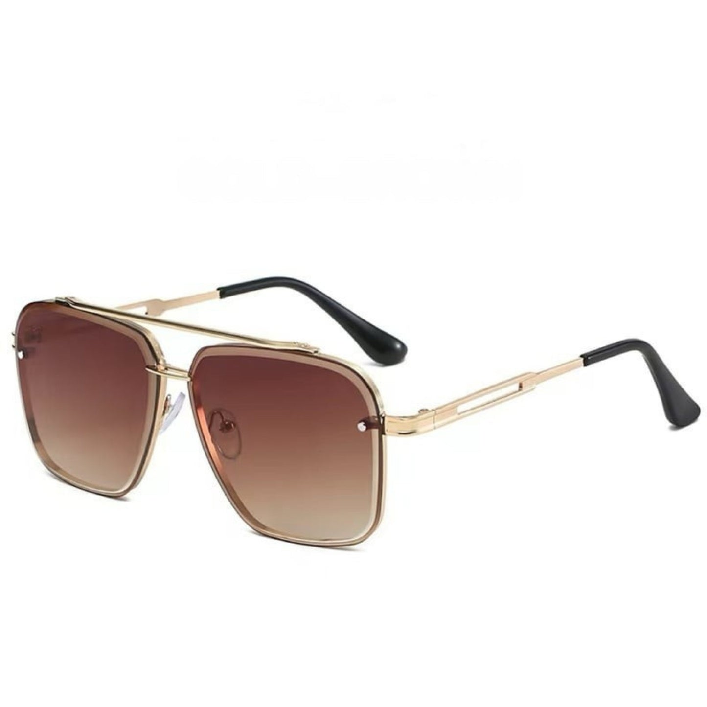 RayForge - Gafas De Sol Cuadradas Aviador Lente Degradado