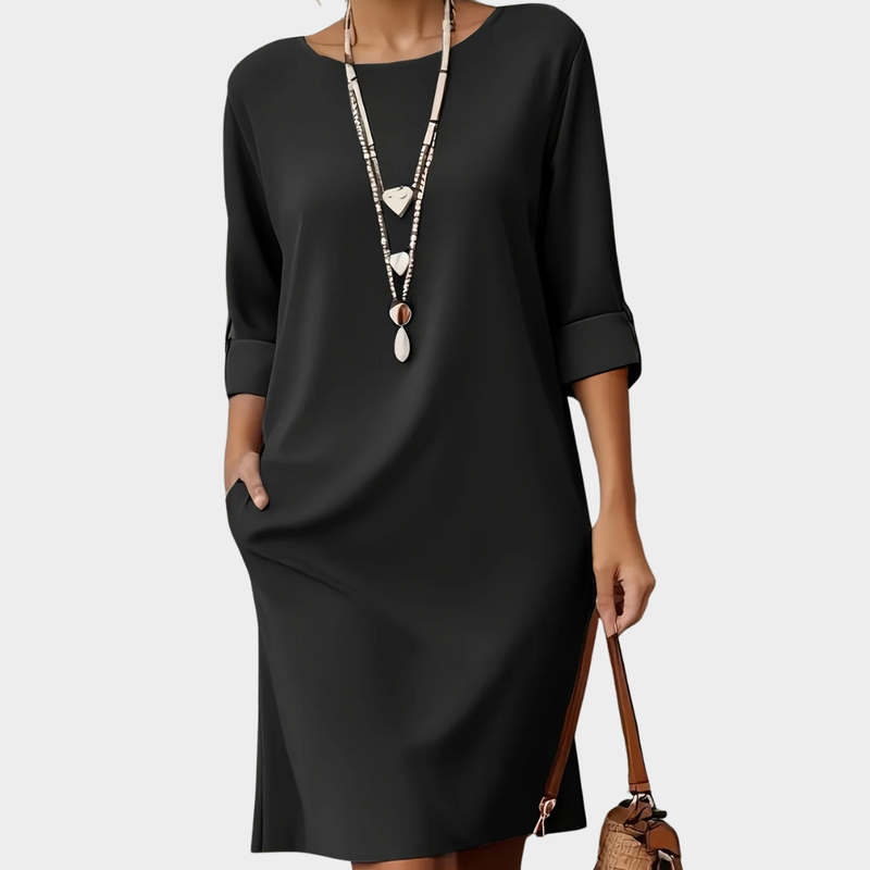 Kayana | Vestido Con Mangas Tres Cuartos