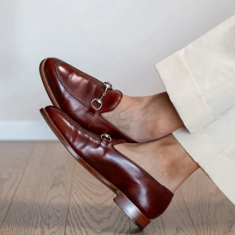 Ravid | Mocasines Sin Cordones Con Detalle De Herradura