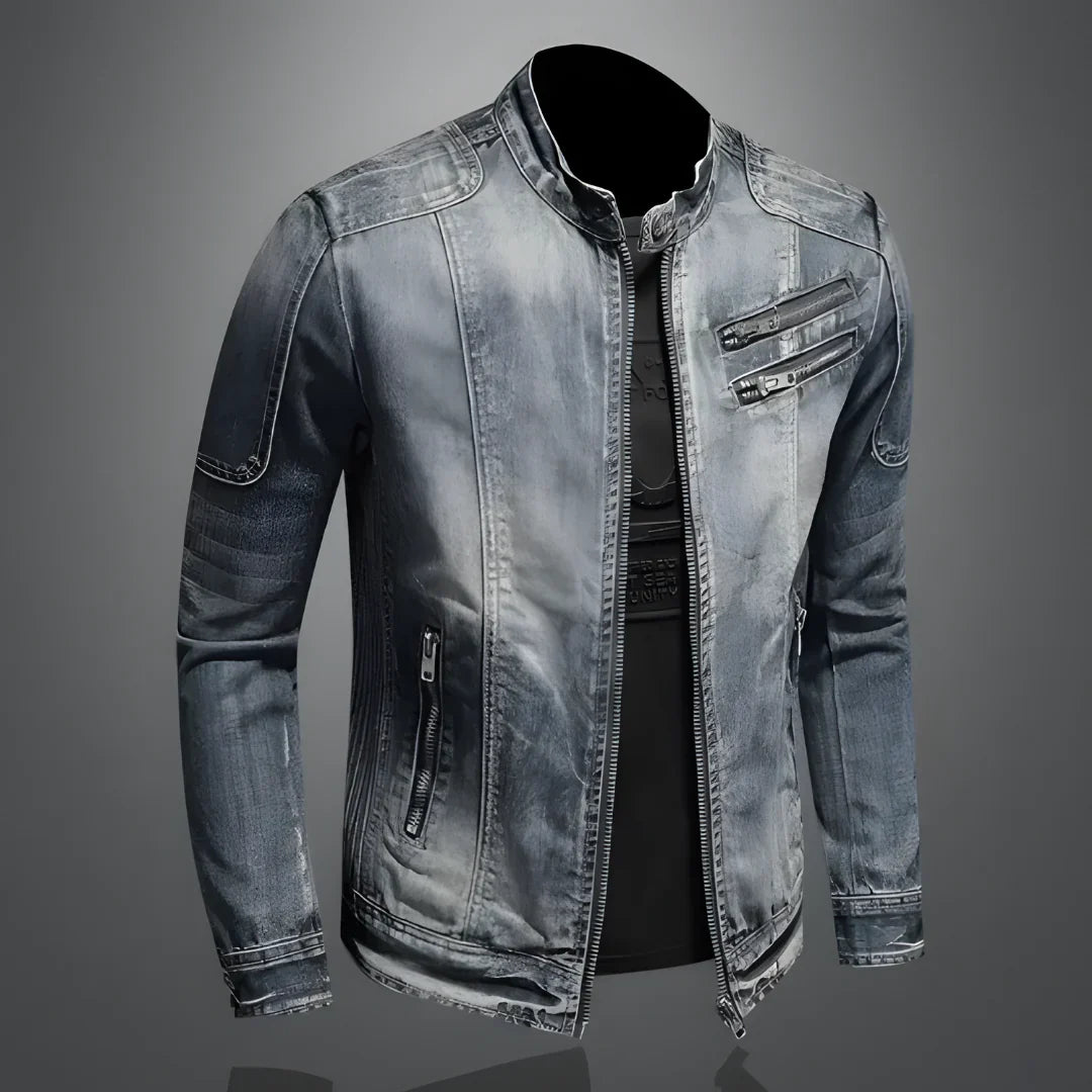 Dustin | Chaqueta De Cuello Alto Con Lavado Claro