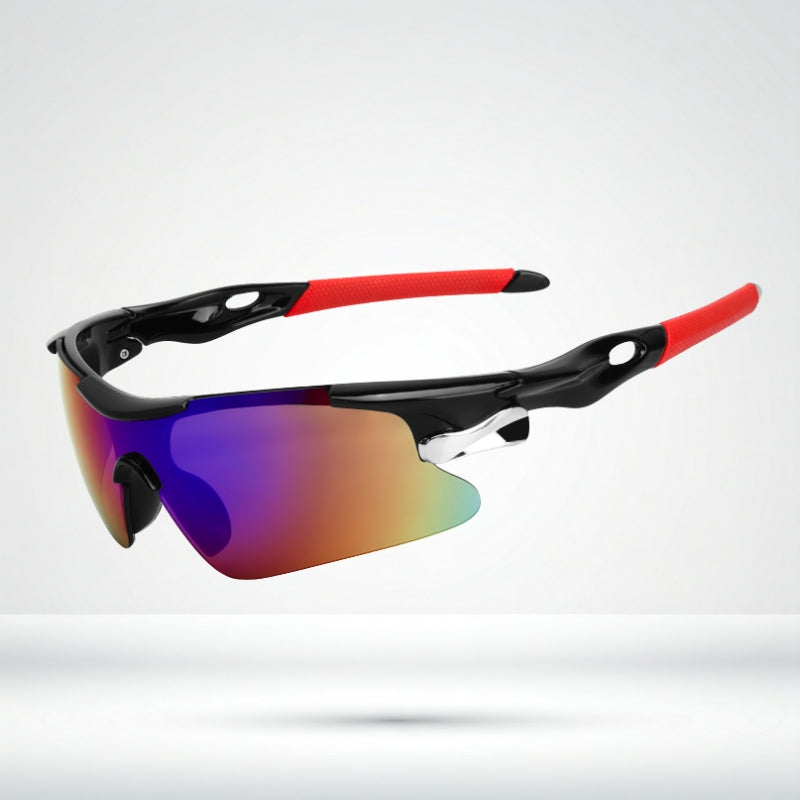 Salmeron - Gafas de Sol Deportivas Envolventes Con Montura Media y Lente Tipo Pantalla