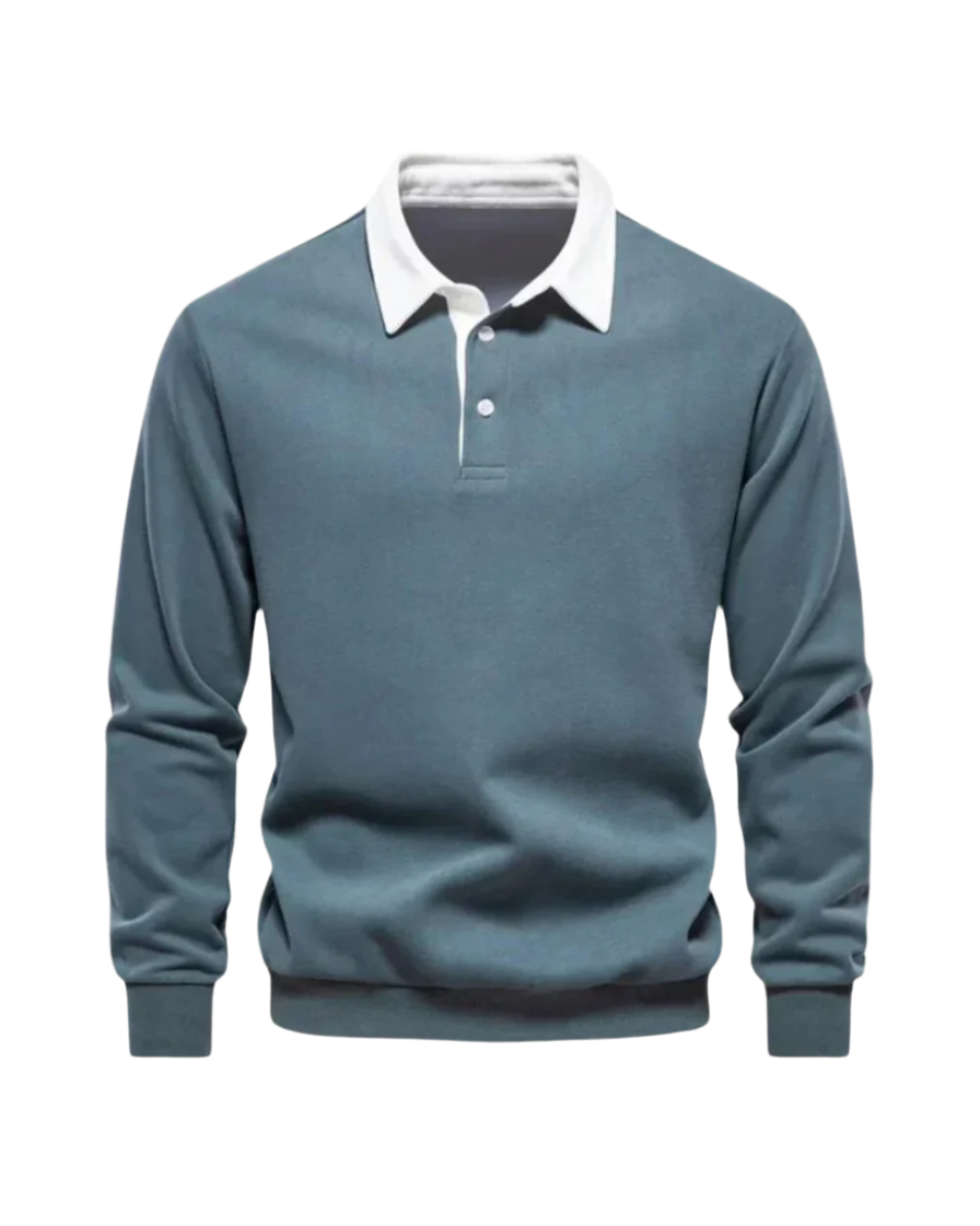 Farouk | Polo De Manga Larga Con Cuello en Contraste