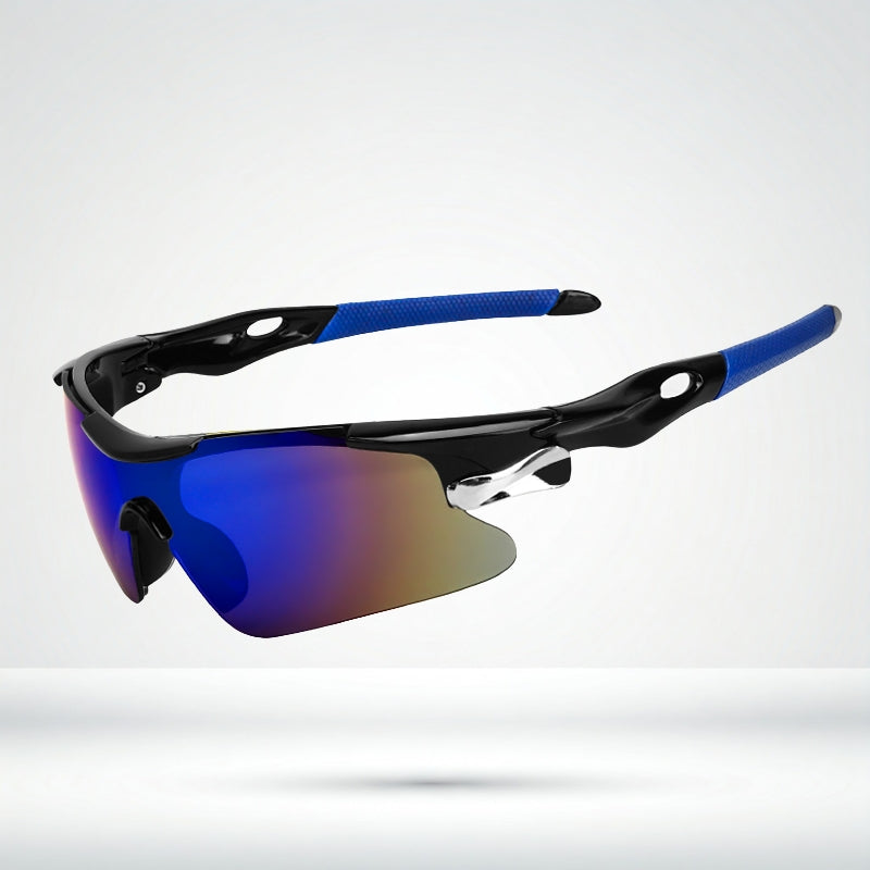 Salmeron - Gafas de Sol Deportivas Envolventes Con Montura Media y Lente Tipo Pantalla