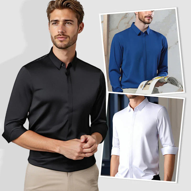 Kusek | Camisa de Manga Larga con Botones