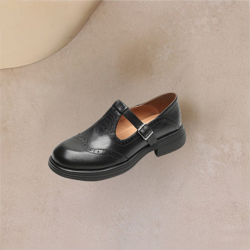 Zayana | Zapatos Oxford Mary Jane Con Hebilla