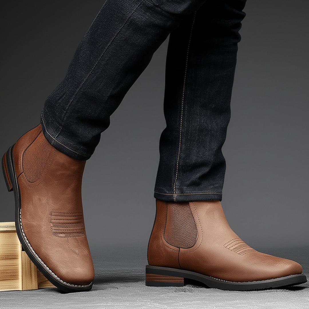 Lawrence - Botines Chelsea Con Paneles Laterales Elásticos