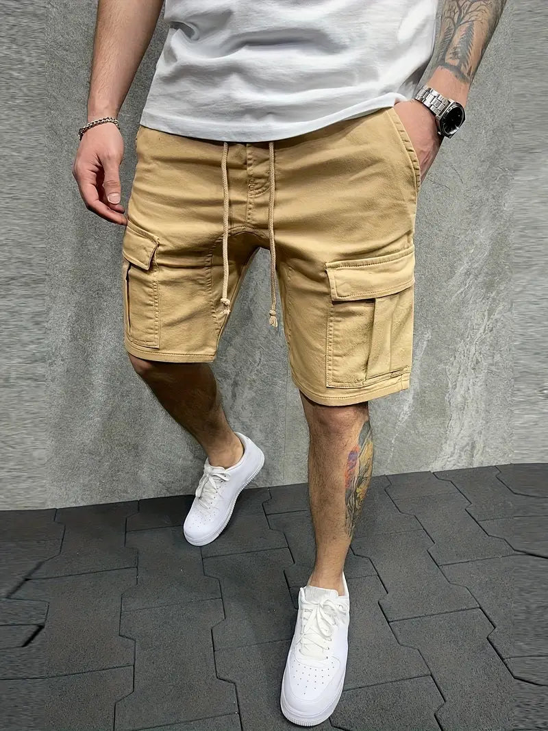 Jelte | Bermuda Cargo Hombre Casual Algodón