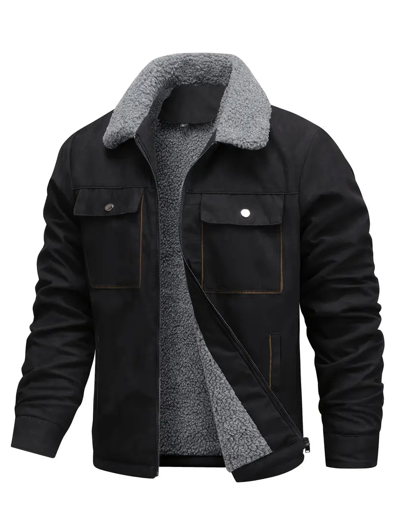 Grigory | Chaqueta Con Cremallera Y Cuello Borg