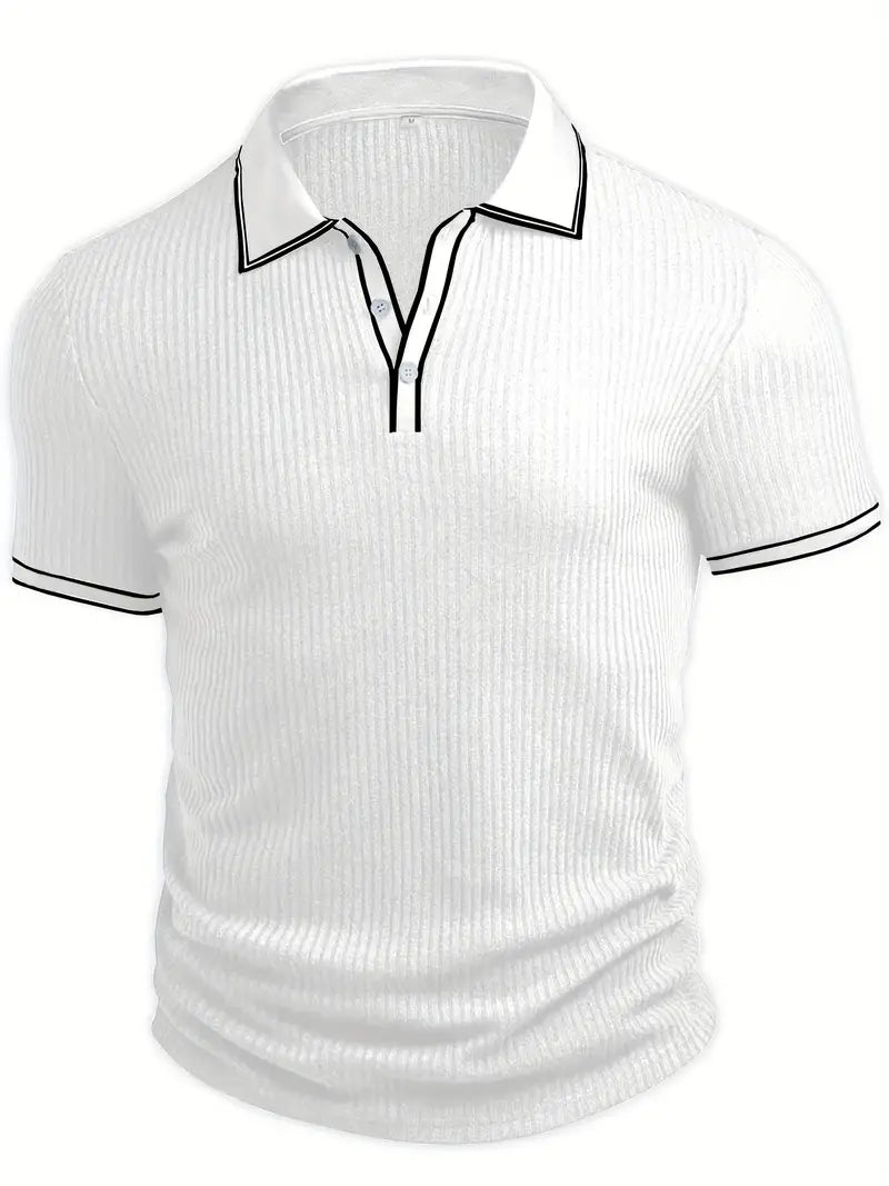 Orestis - Polo de Manga Corta Con Tejido Acanalado