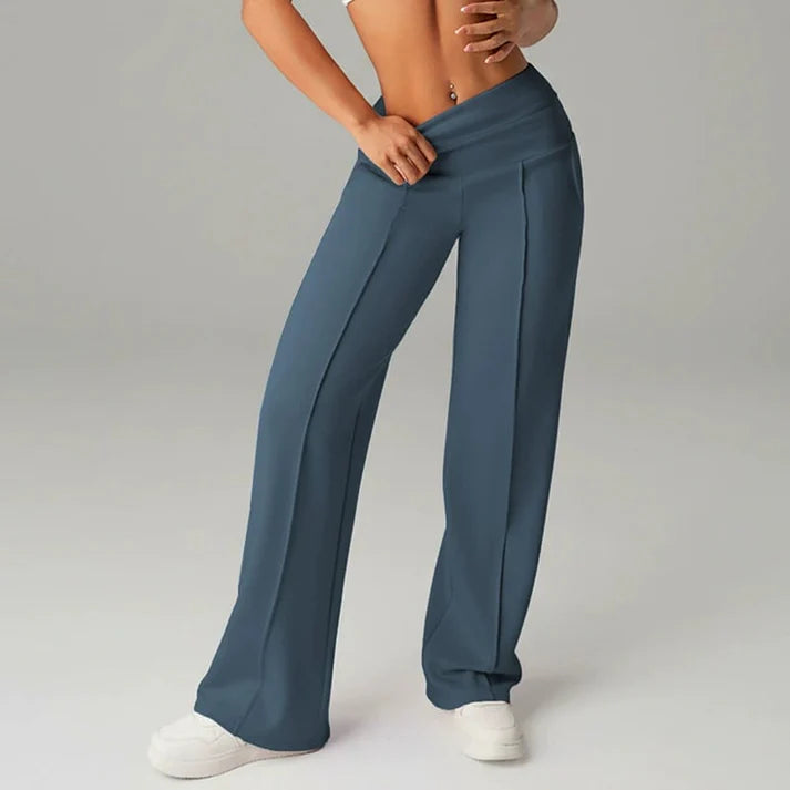 Samanda | Pantalones De Yoga De Pierna Ancha Para Mujer