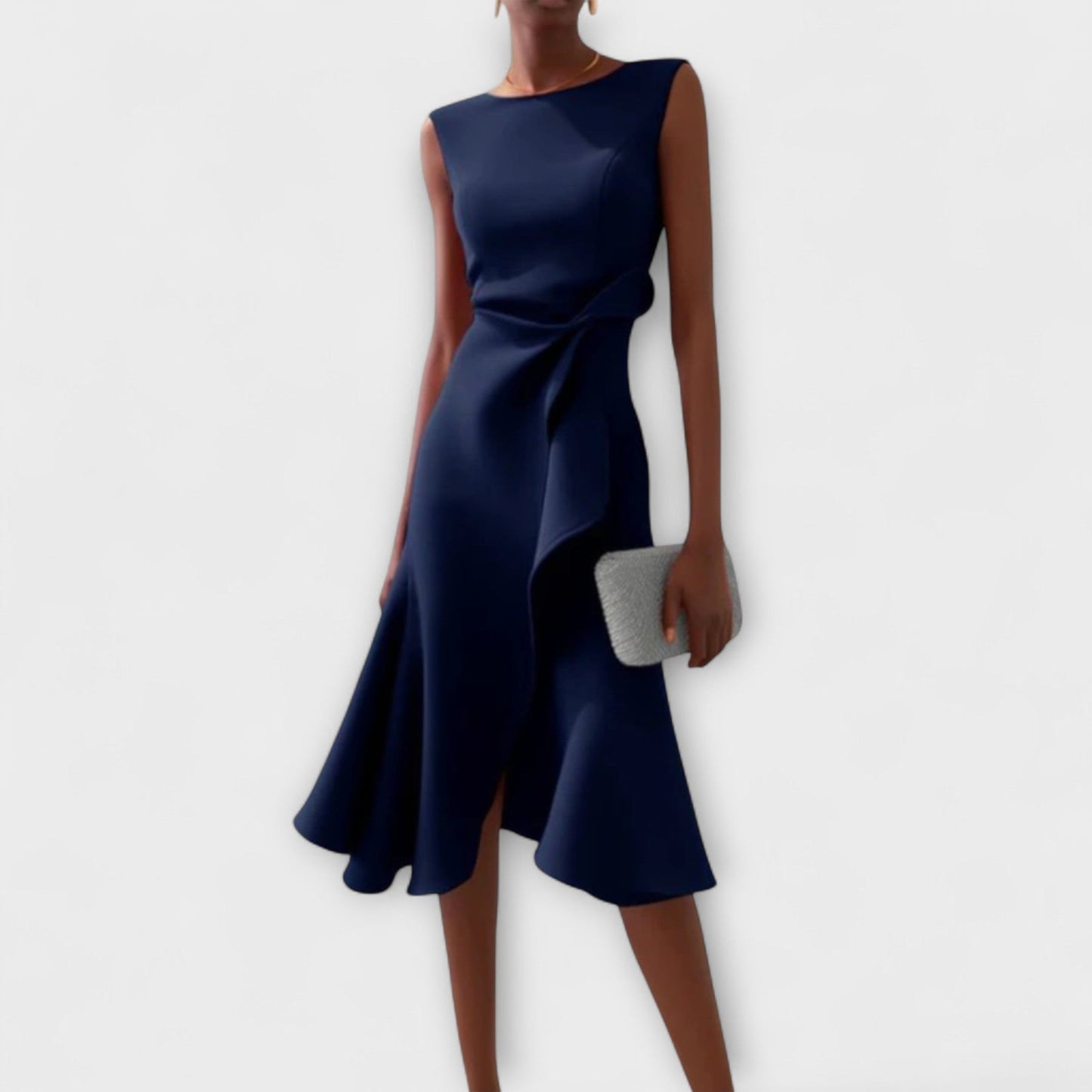 Jolene | Vestido Midi Elegante Sin Mangas