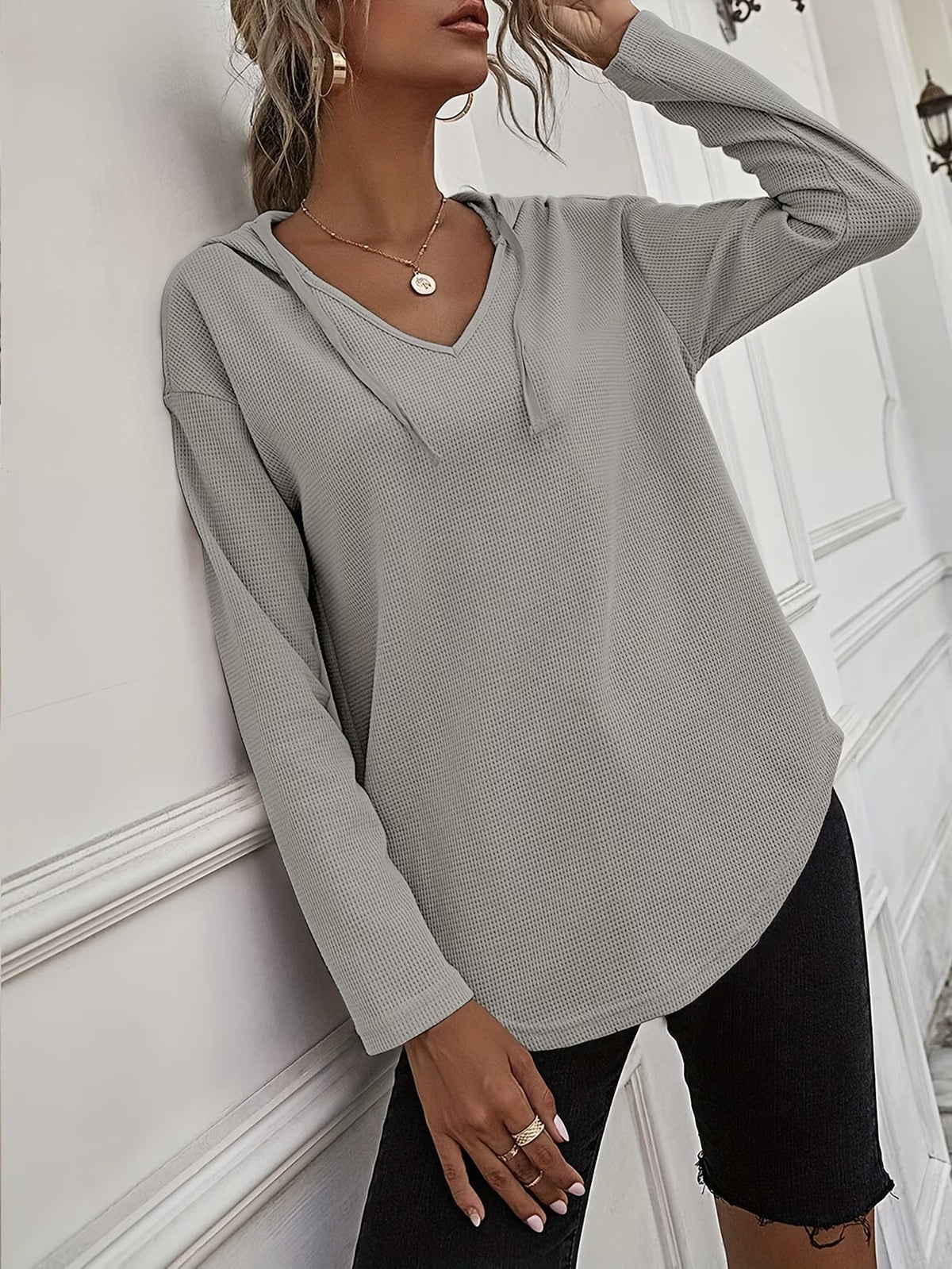 Laurette | Sudadera con Capucha de Manga Larga