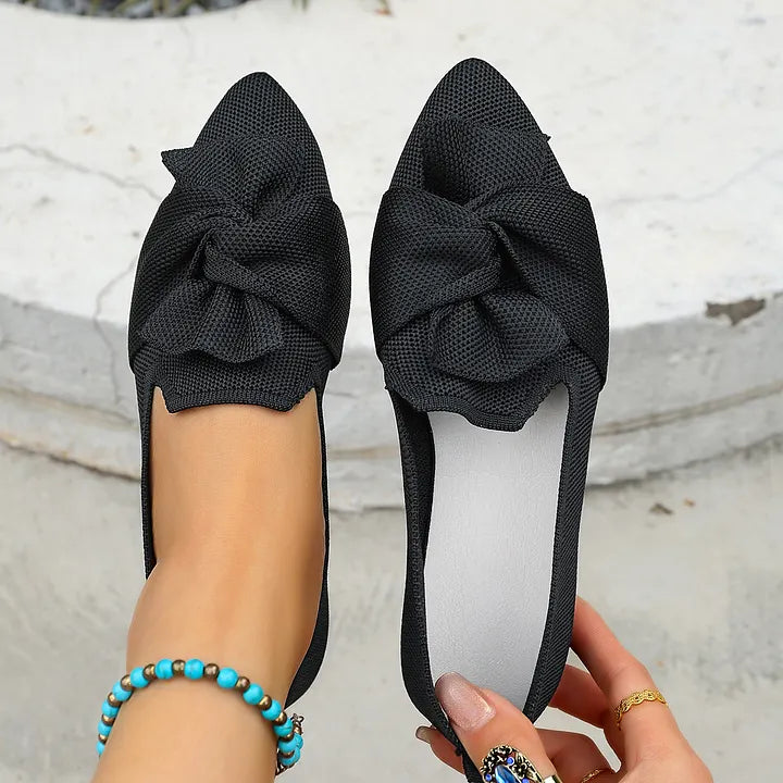Hiromi | Zapatos Planos Slip On con Lazo