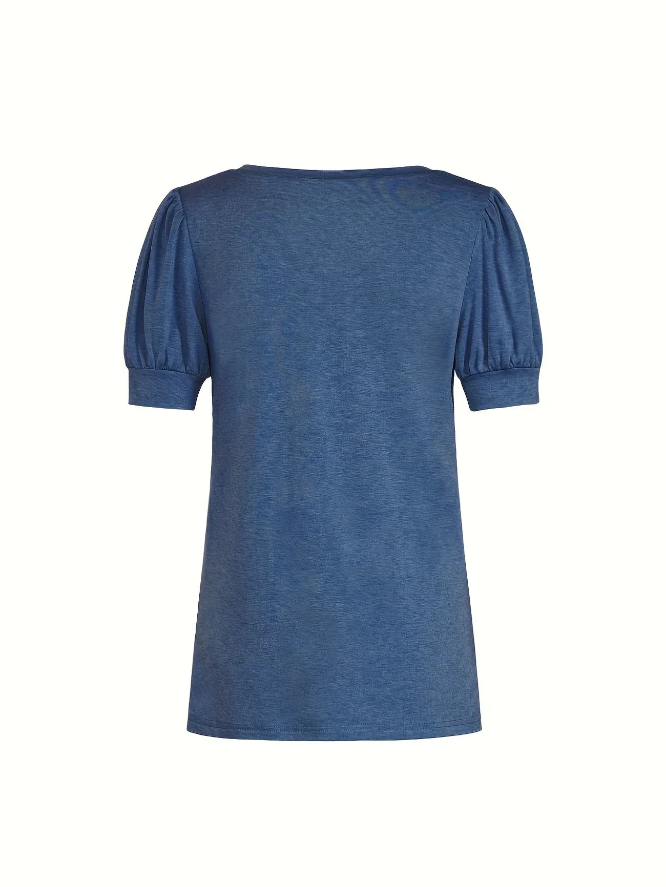 Kizzy | Camiseta de Manga Abullonada Cuello V