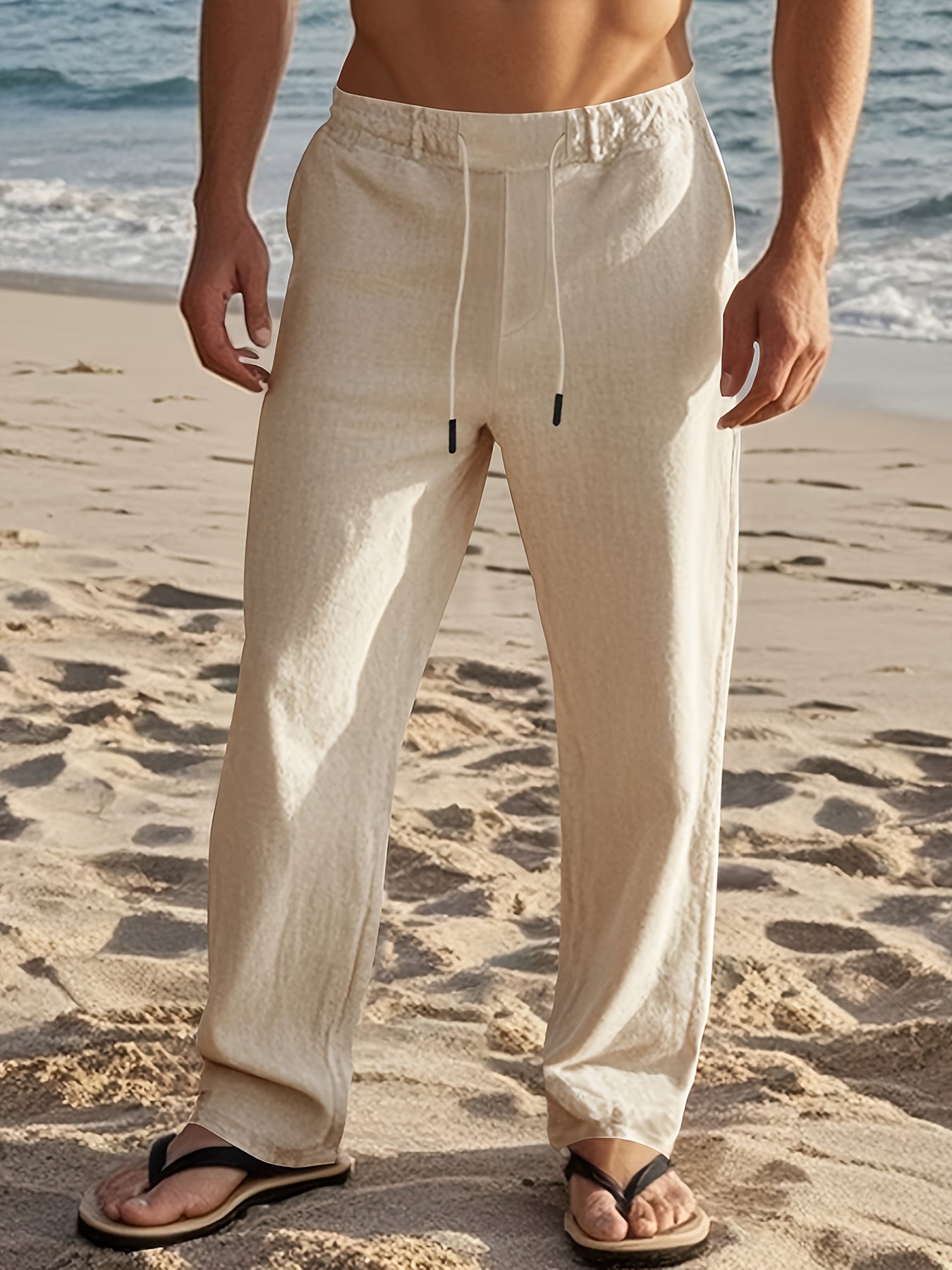 Erikas | Pantalones Rectos Con Cintura Ajustable