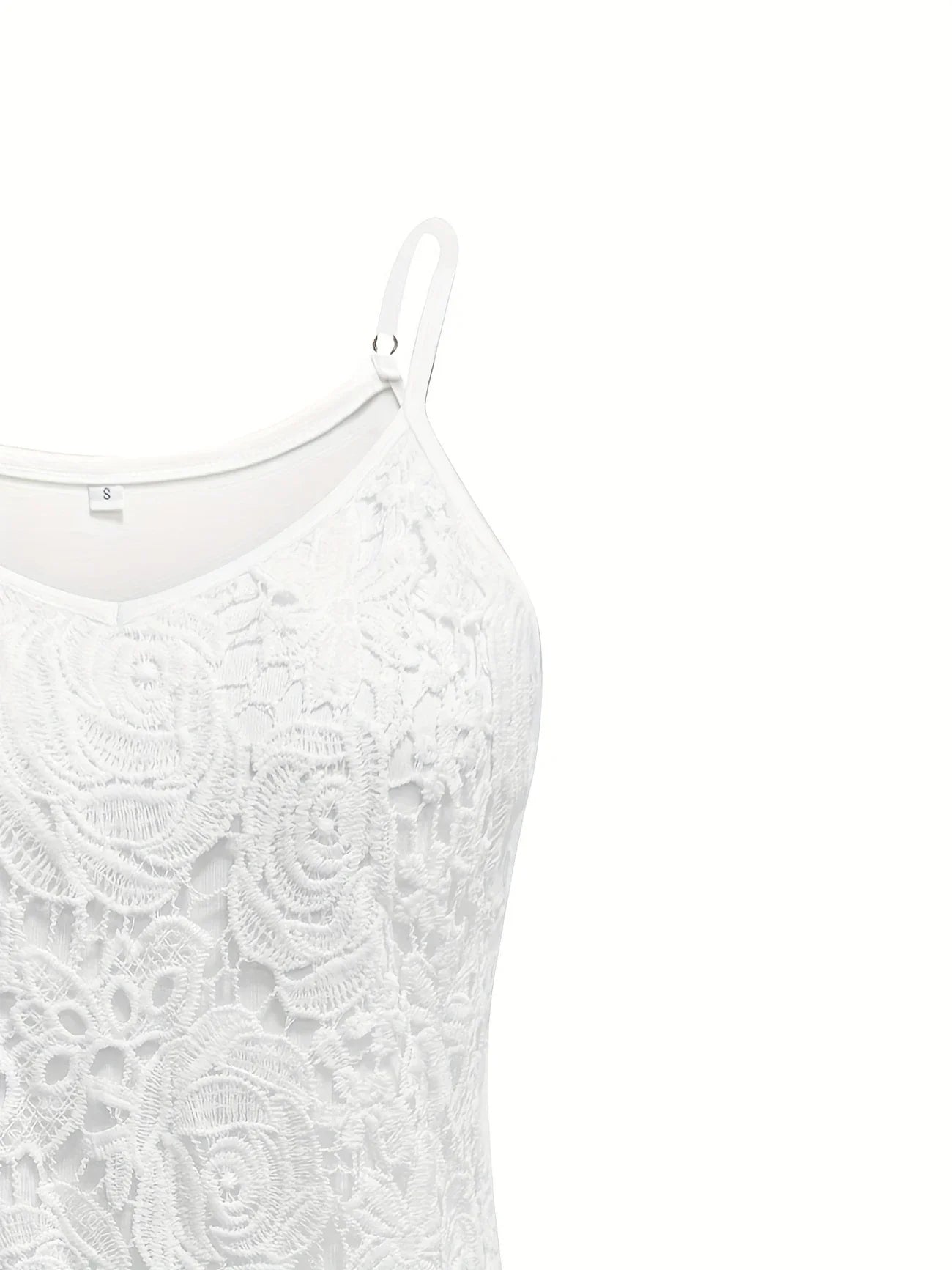 Juna | Top de Encaje Floral con Tirantes