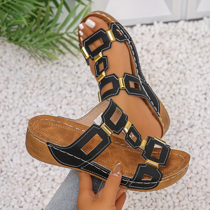 Norika | Sandalias De Tiras Con Aberturas en La Puntera