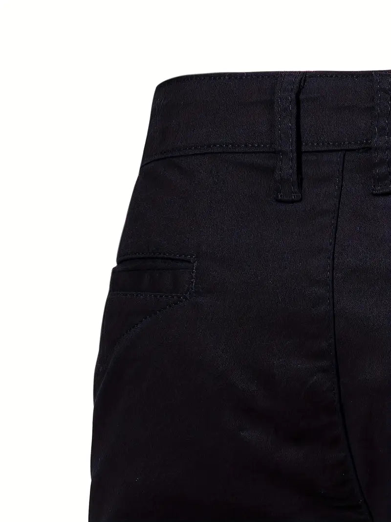 Baird - Pantalones Cortos Informales de Algodón Con Cintura Elástica