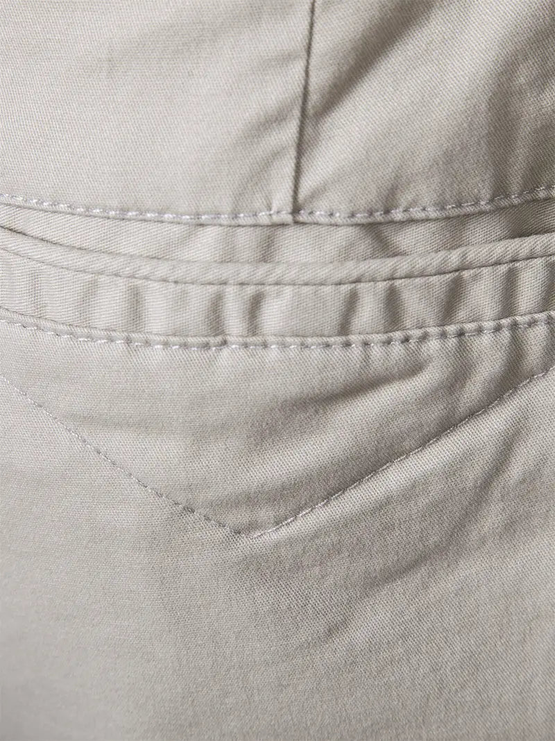 Baird - Pantalones Cortos Informales de Algodón Con Cintura Elástica