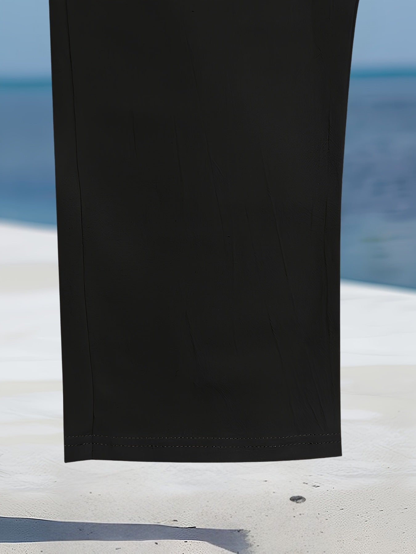 Aznar - Pantalón recto de lino con Cordón