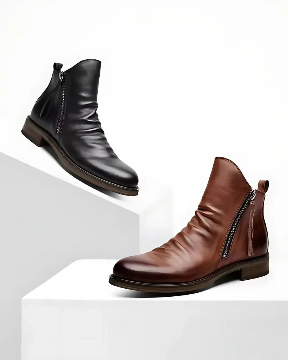 Benes | Botines de Tobillo con Cremallera Lateral