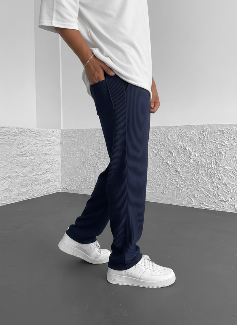 Eliezer | Pantalón Acanalado De Corte Relajado