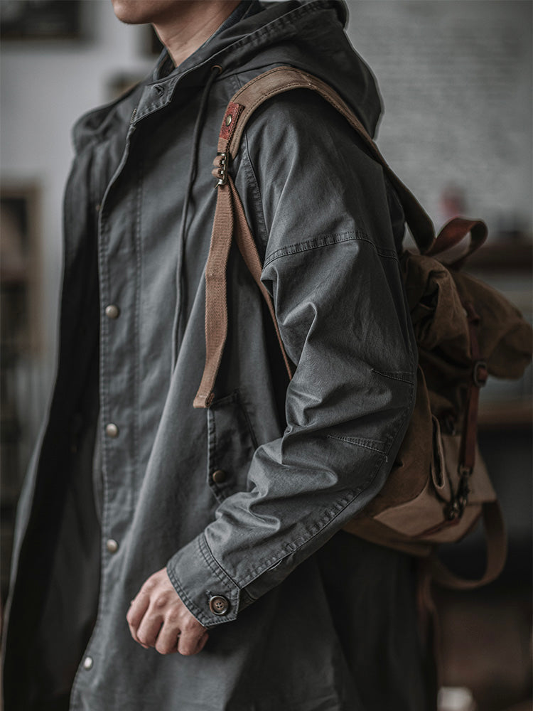 Engelbert | Parka Larga Con Capucha Fishtail
